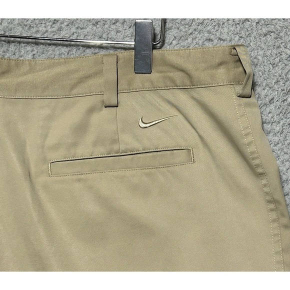 Nike Shorts Mens 36 Beige Tan Khaki Dri Fit Standard Fit Golf Casual Chino - Picture 13 of 14